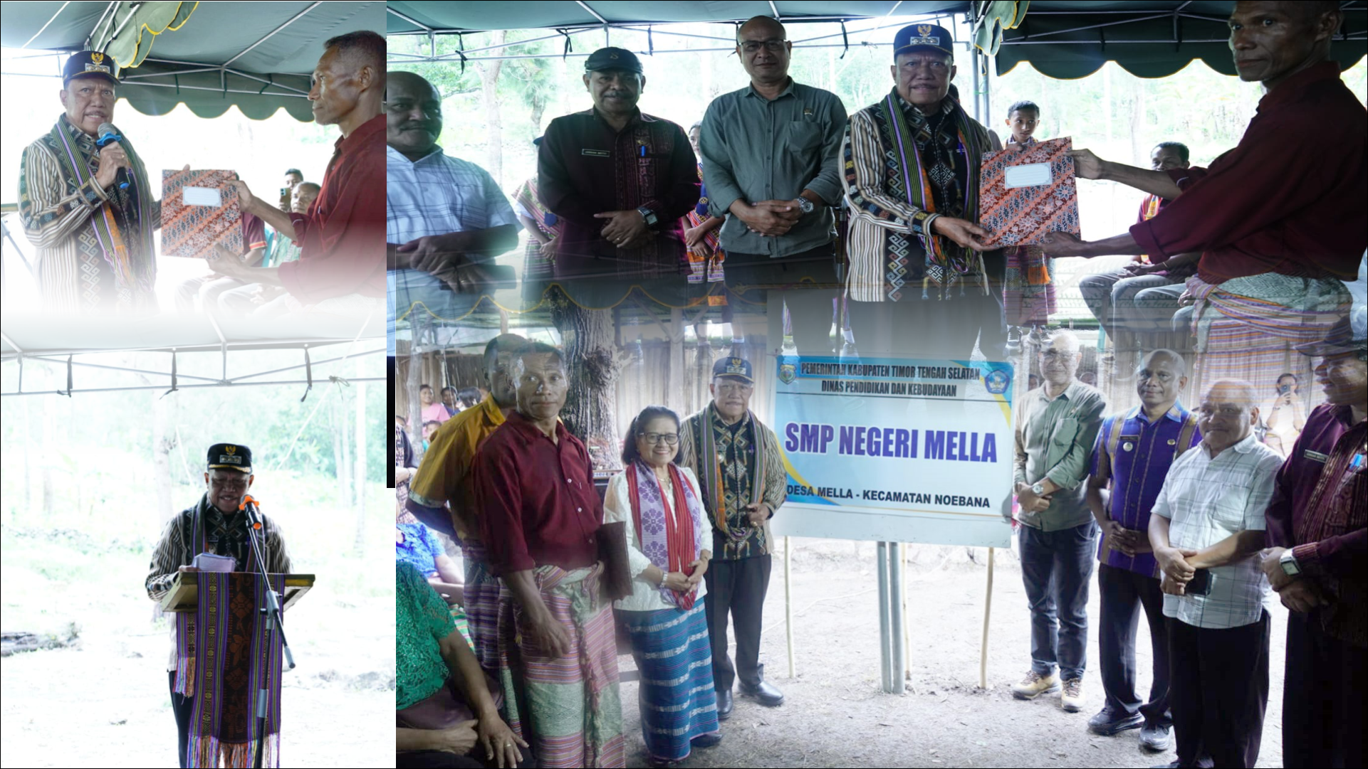 Bupati Eduard Markus Lioe Serahkan Izin Operasional SMP Negeri Mella, Tekankan Tanggung Jawab Moral dan Mutu Pendidikan