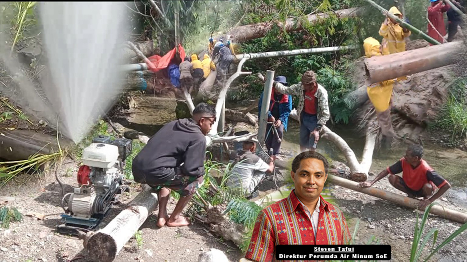 Rehabilitasi Pipa Bonleu 54 Km Didorong ke Pusat, Perumda SoE Siapkan “Peta Jalan” Teknis