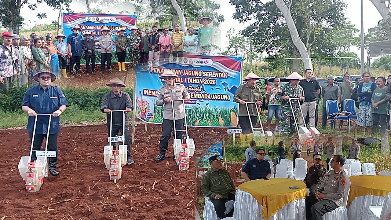 Sinergi Polri dan Pemda TTS Tanam Jagung: Langkah Nyata Menuju Ketahanan Pangan Nasional