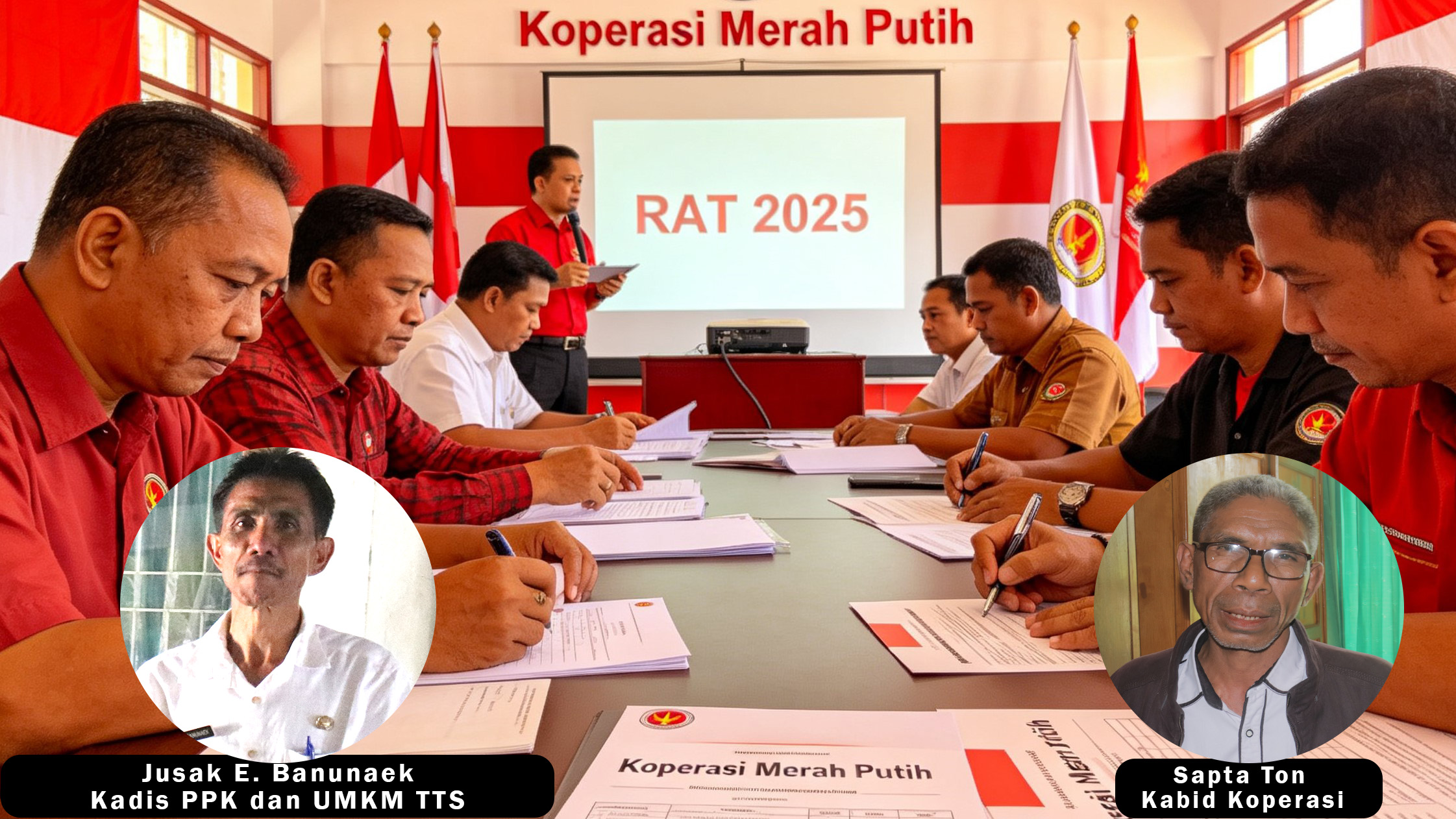 Dana Operasional Nihil, Dinas PPK dan UMKM TTS Gaspol Percepat Koperasi Merah Putih di 278 Desa/Kelurahan