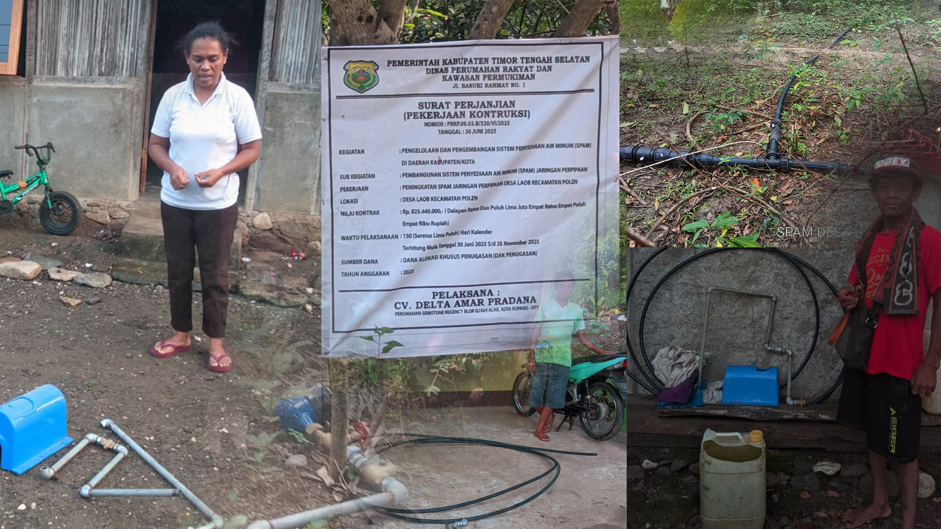 “Proyek SPAM Laob Terancam Mangkrak, Harapan 125 KK Menggantung di Ujung Pipa”