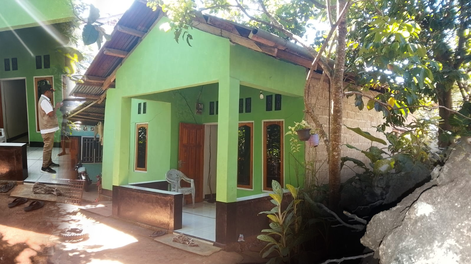 Longsor dan Patahan Tanah Kembali Guncang Kota SoE, Rumah Warga Terancam Ambruk