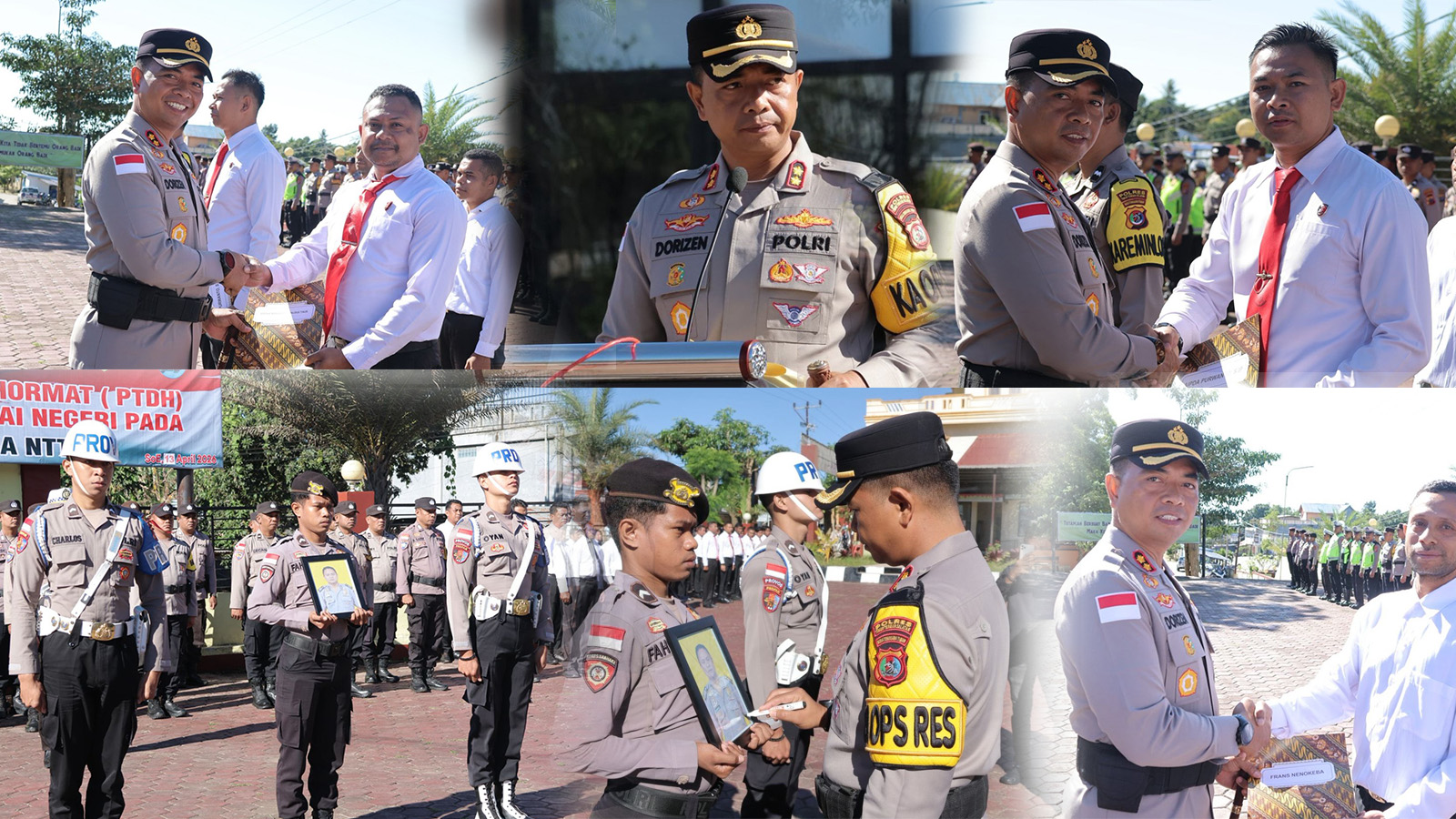 Kapolres TTS Tegakkan Disiplin: Satu Anggota Dipecat, Sepuluh Personel Diguyur Penghargaan