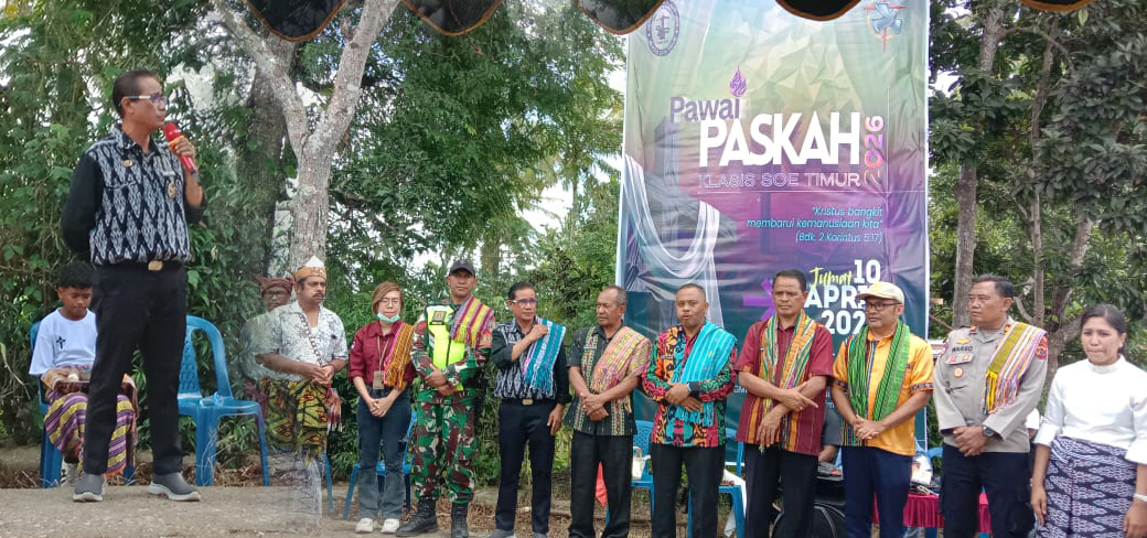 Pawai Paskah Klasis SoE Timur Menggema: Barisan Iman, Harapan, dan Persatuan Mengalir dari Desa Nusa