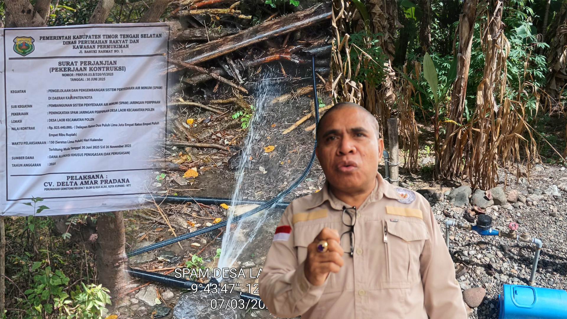 “Air Bersih yang Tertunda: Proyek SPAM Laob Jadi Sorotan Publik dan Aktivis Anti Korupsi”