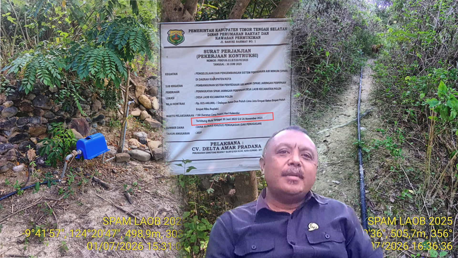 Anggota DPRD TTS Soroti Mangkraknya Proyek SPAM Laob